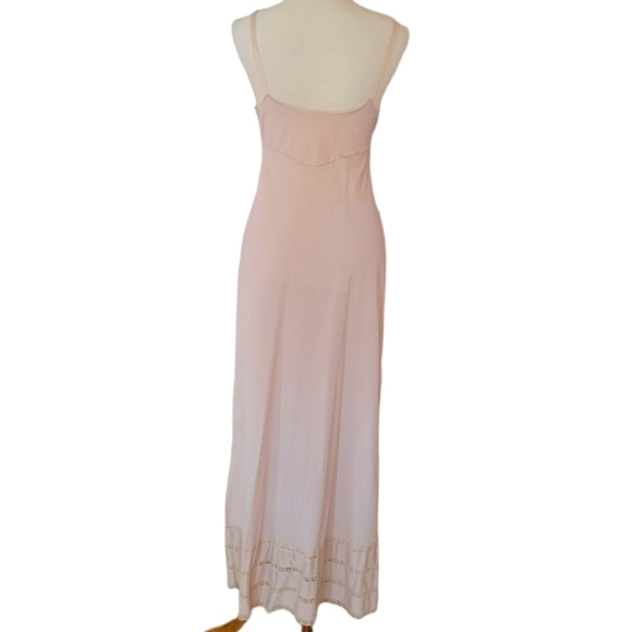 Vintage - Gossard Artemis Beige Lace Hem Slip Chemise - Picture 4 of 8